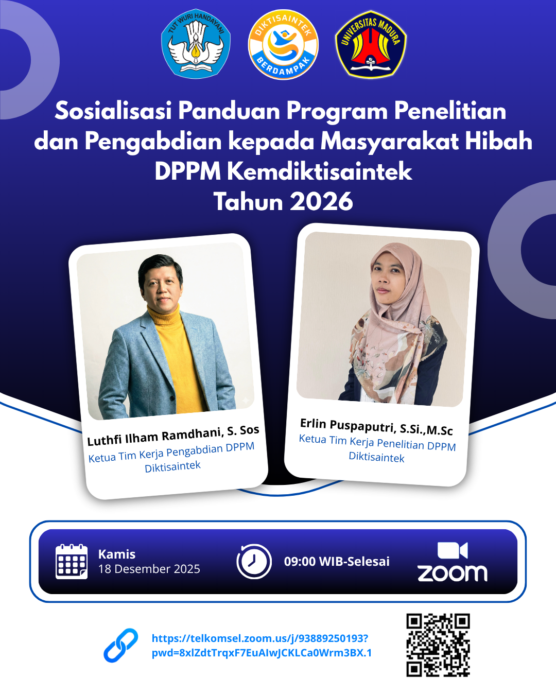 Sosialisasi Program Penelitian dan Pengabdian kepada Masyarakat Tahun Pendanaan 2026